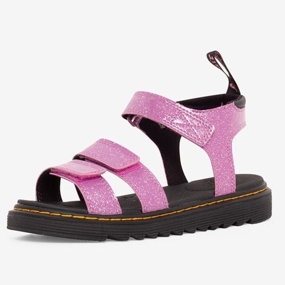 Dr. Martens Pink Glitter Sandals